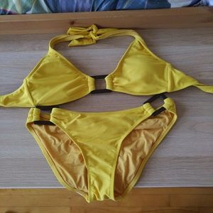 Yellow bikini